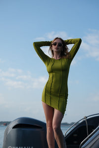 GALA MINI DRESS IN SAGE